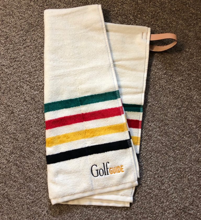Golf Guide towel by Seamus Golf & Pendleton Pacific Coast Golf Guide